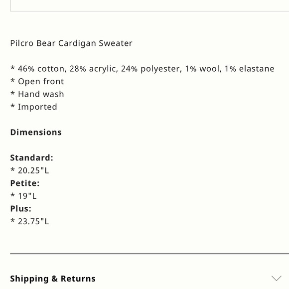 Anthropologie Pilcro Bear Cardigan Sweater 🧸🐝 - Picture 5 of 12